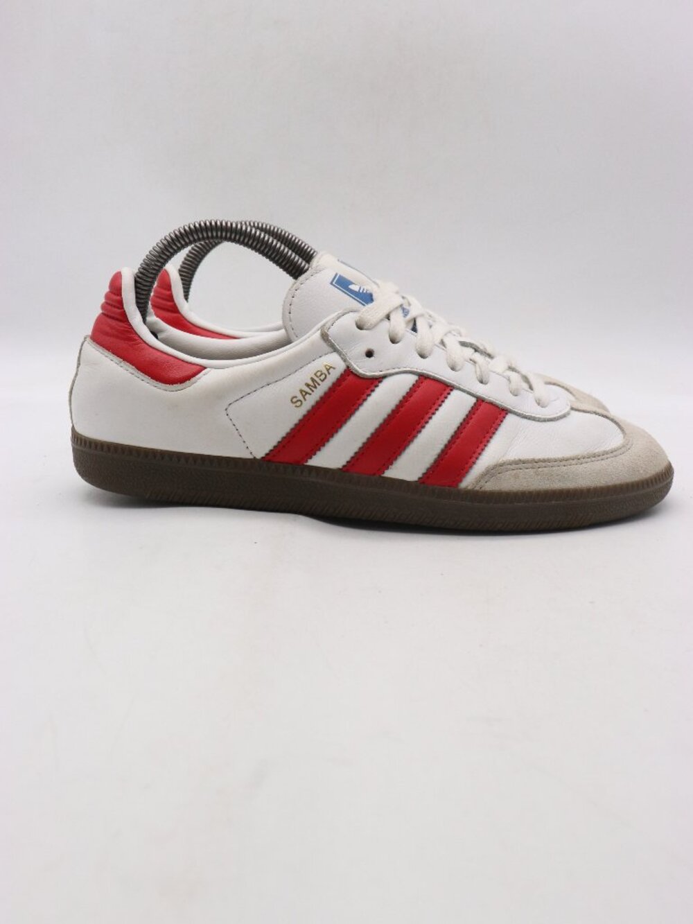 adidas Originals Samba OG Men's Size 7.5 Shoes White Better Scarlet Red Sneaker